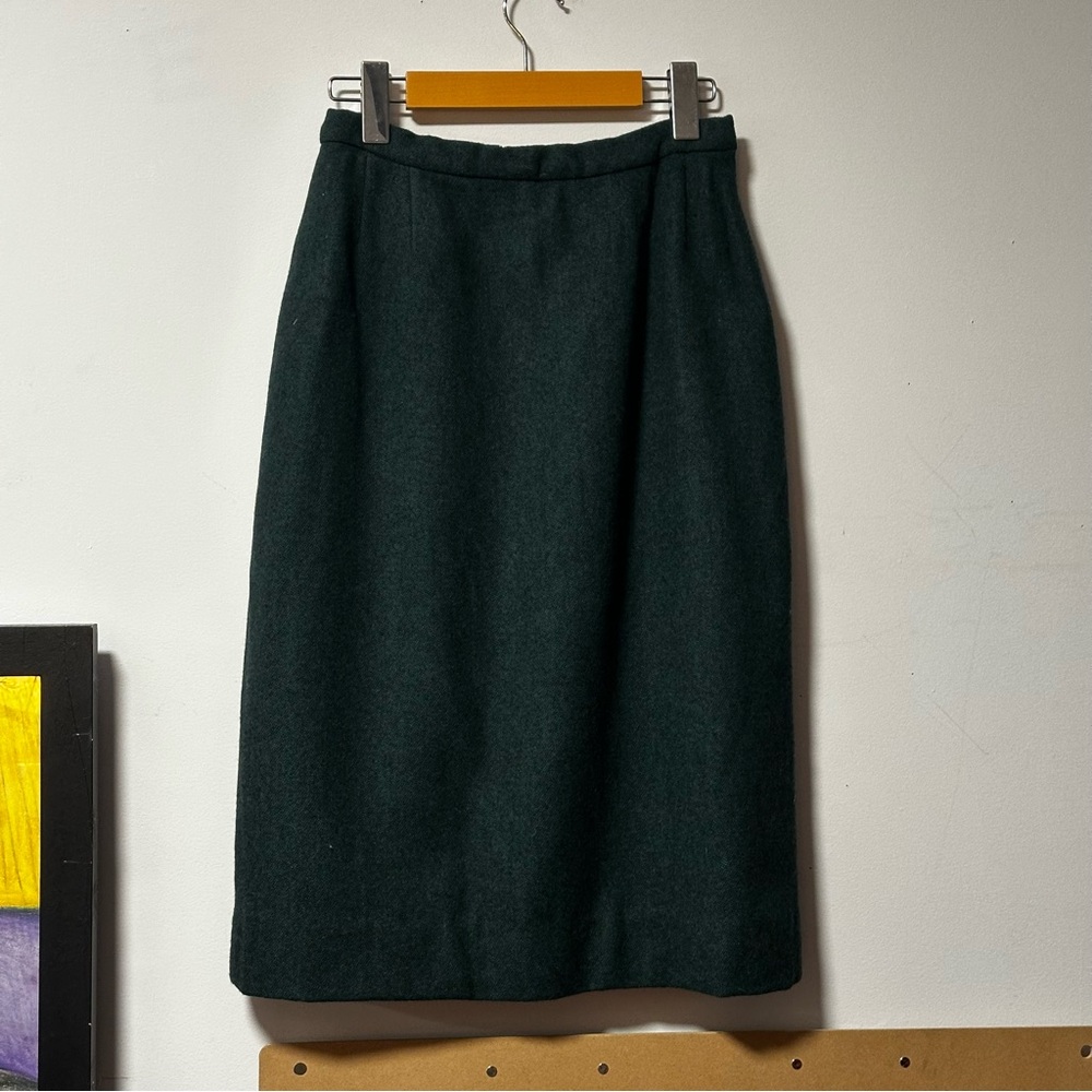 103 27” Waist Pringle of Scotland Wool Pencil Skirt 60s, minor flaw
